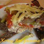 Баклажанная мусака с мясом