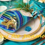 сервировка новогоднего стола 2014