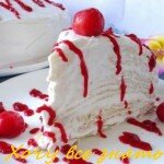 Блинный торт со сливочным кремом