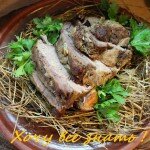 Мясо, запеченное в сене