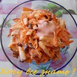 Салат из моркови и яблок