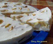 Суфле из сметаны с фруктами