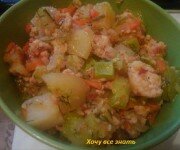 овощное рагу с фаршем